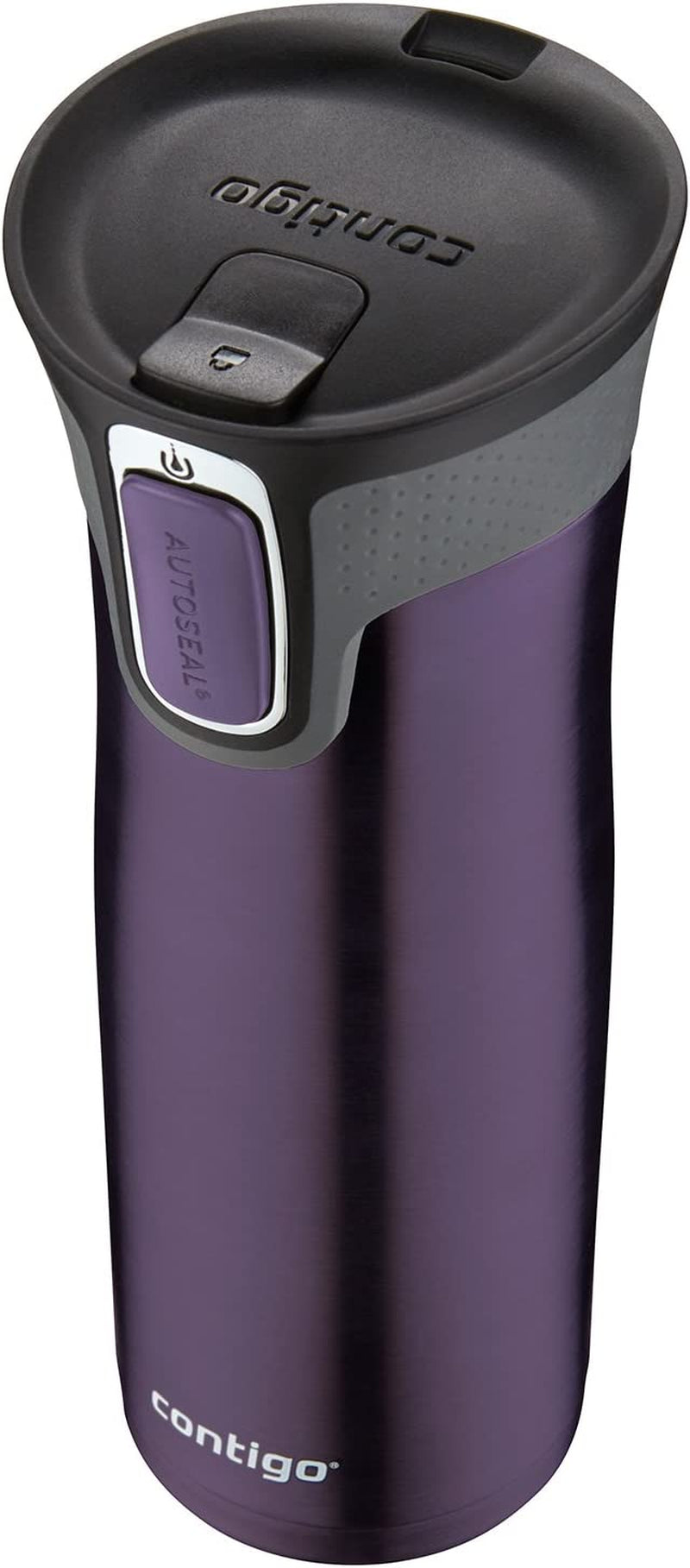 West Loop Stainless Steel Vacuum-Insulated Travel Mug with Spill-Proof Lid, Keeps Drinks Hot up to 5 Hours and Cold up to 12 Hours, 20Oz Violet