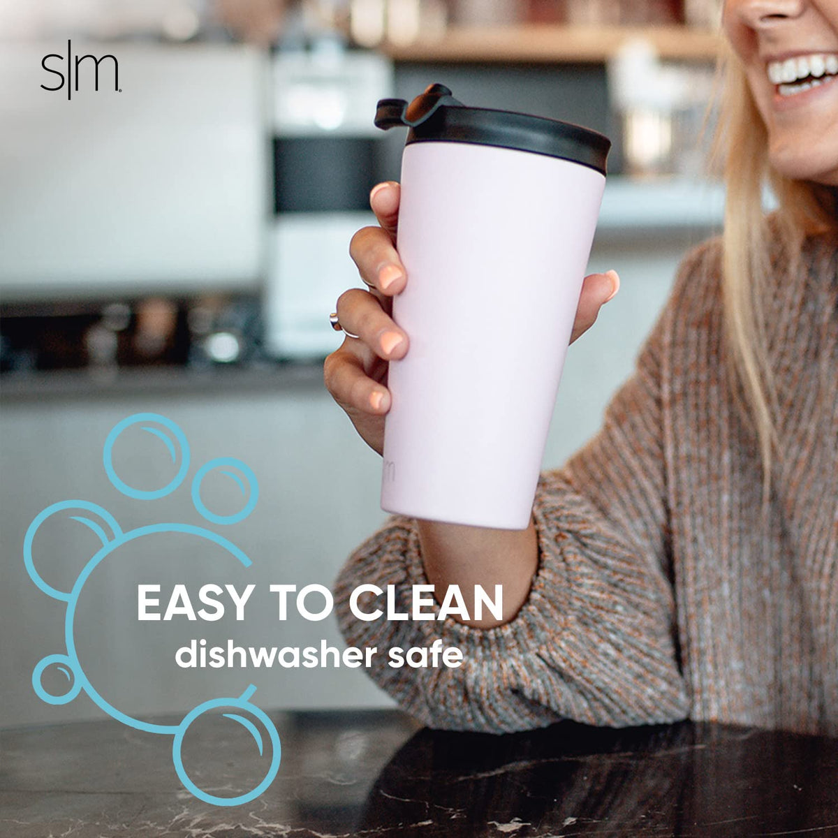 Insulated Tumbler with Lid and Straw | Iced Coffee Cup Reusable Stainless Steel Water Bottle Travel Mug | Gifts for Women Men Her Him | Classic Collection | 16Oz | Slumberland
