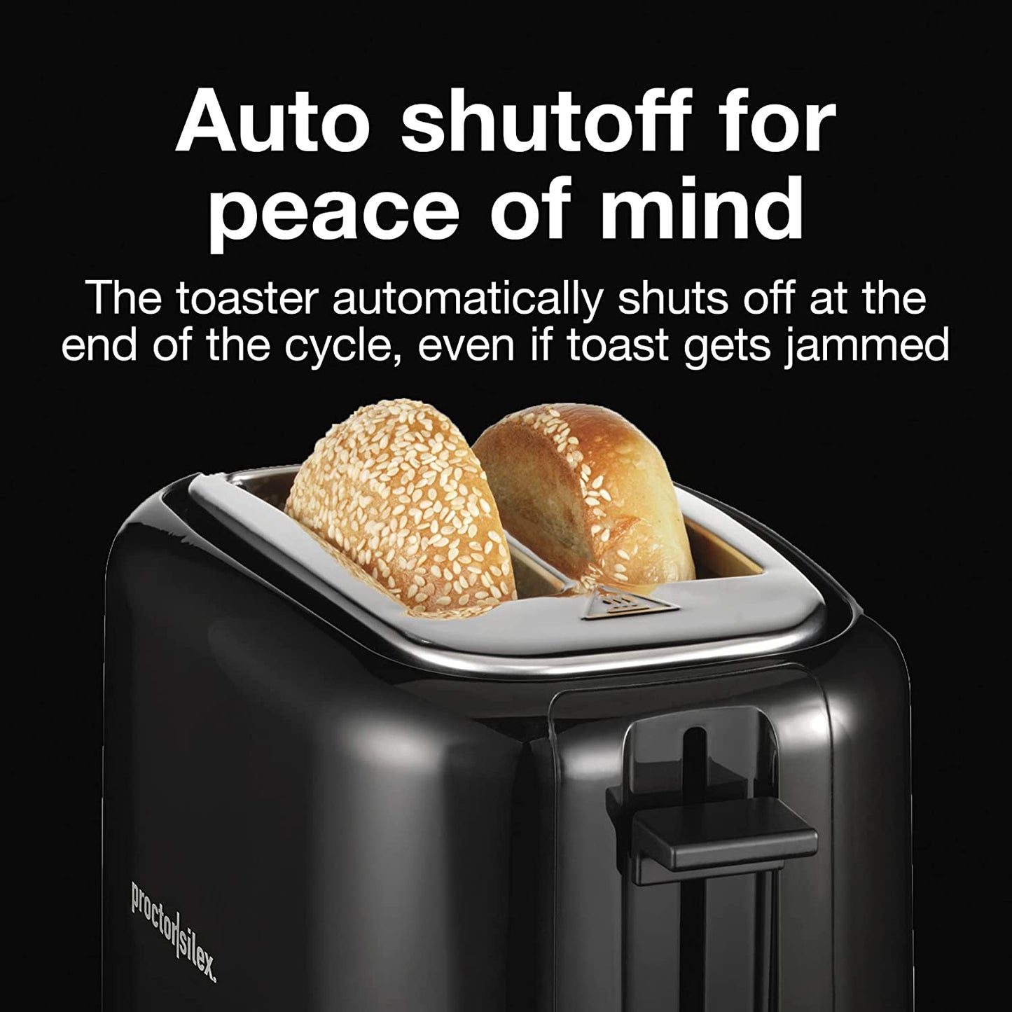 2-Slice Toaster with Extra Wide Slots for Bagels, Cool-Touch Walls, Shade Selector, Toast Boost, Auto Shut-Off and Cancel Button, Black (22305)