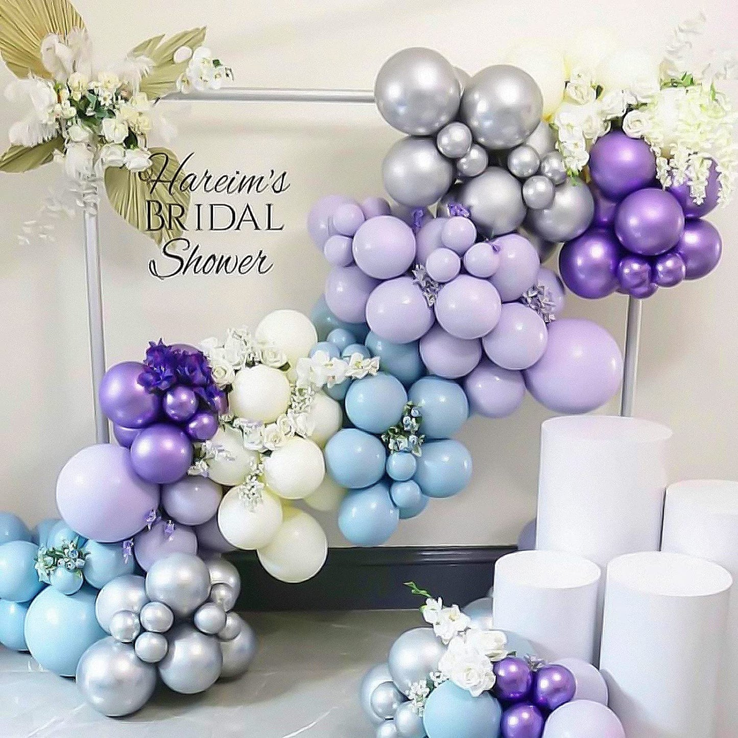 129Pcs Pastel Purple Balloons Different Sizes 18 12 10 5 Inches for Garland Arch, Light Purple Balloons for Birthday Baby Shower Gender Reveal Wedding Party Decoration