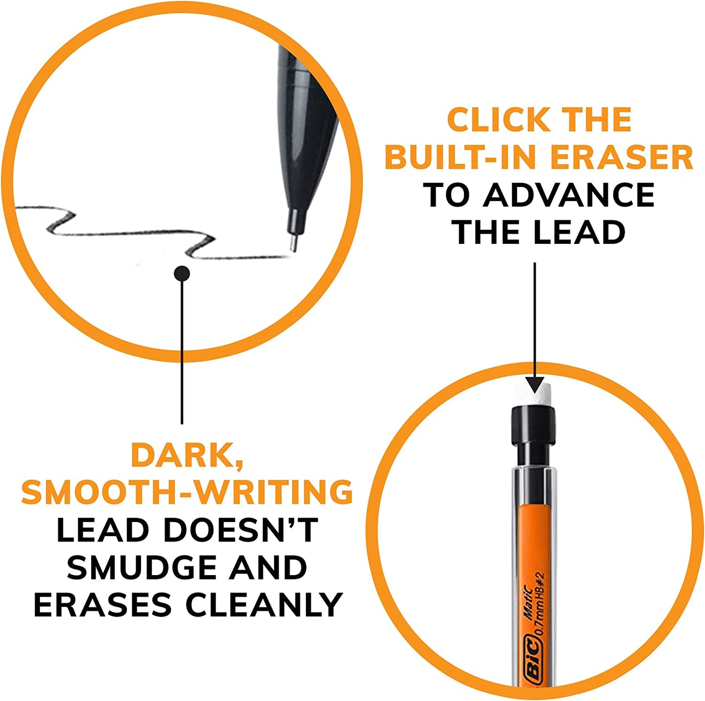 Xtra-Smooth Mechanical Pencil, Medium Point (0.7Mm), Perfect for the Classroom & Test Time, 40-Count
