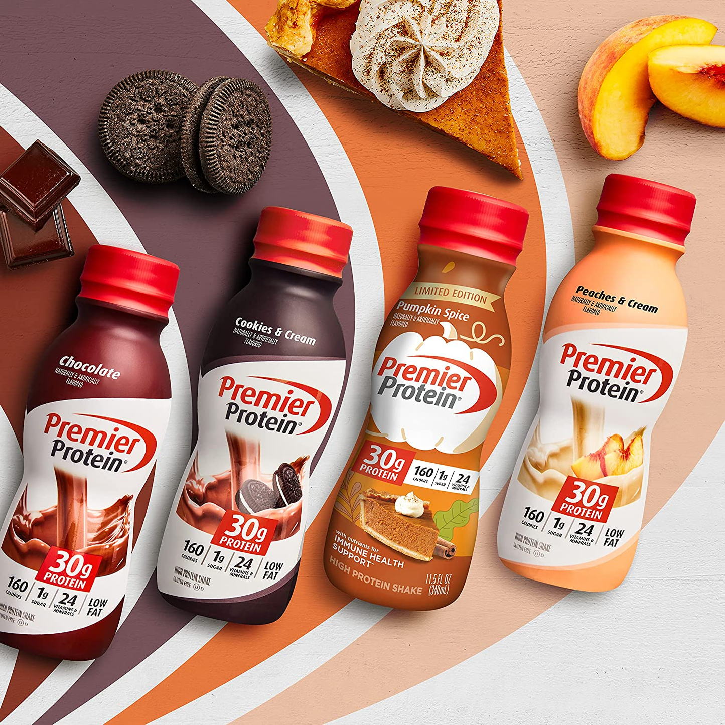 Premier Protein Shake Pumpkin Spice 11.5 fl oz each 12 pack