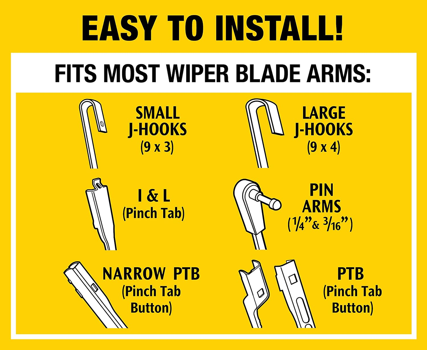 5079272-2 Latitude 2-IN-1 Water Repellency Wiper Blade, 14" (Pack of 1)