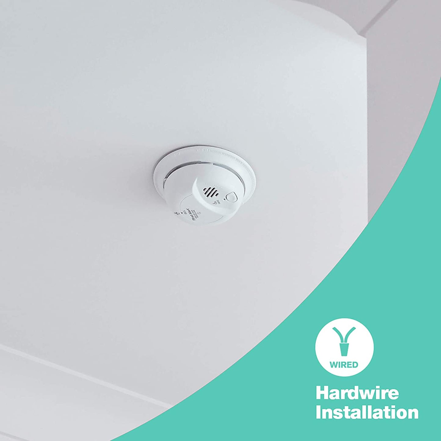 BRK SC9120B-6 Hardwired Smoke and Carbon Monoxide Detector (CO) with Battery Backup. 6-Pack , White