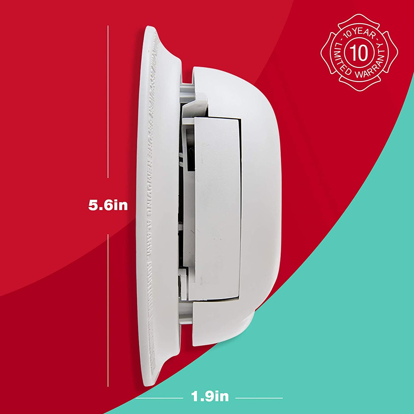 BRK SC9120B-6 Hardwired Smoke and Carbon Monoxide Detector (CO) with Battery Backup. 6-Pack , White