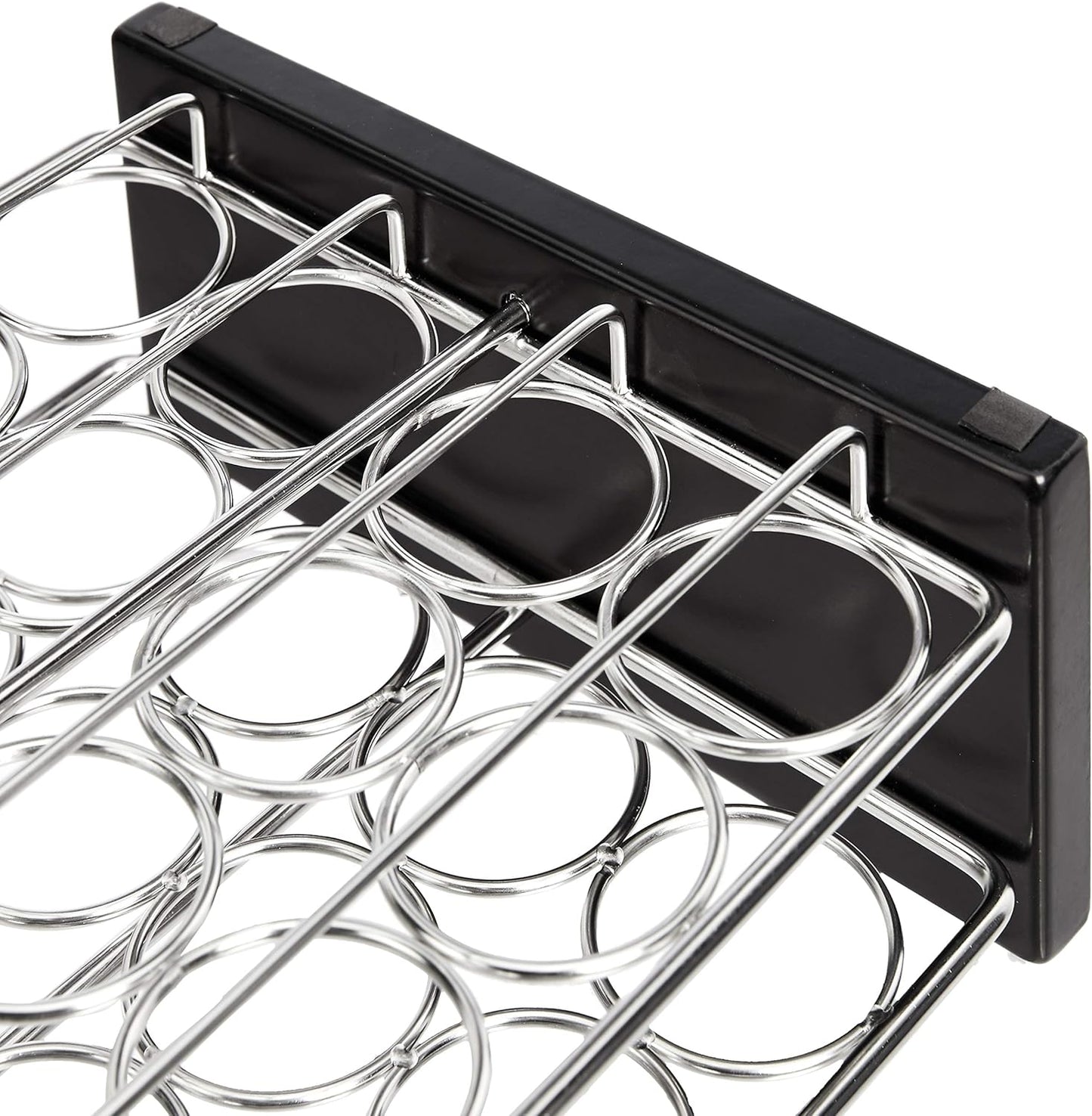 20 Jars Spice Organizer Rack, Silver