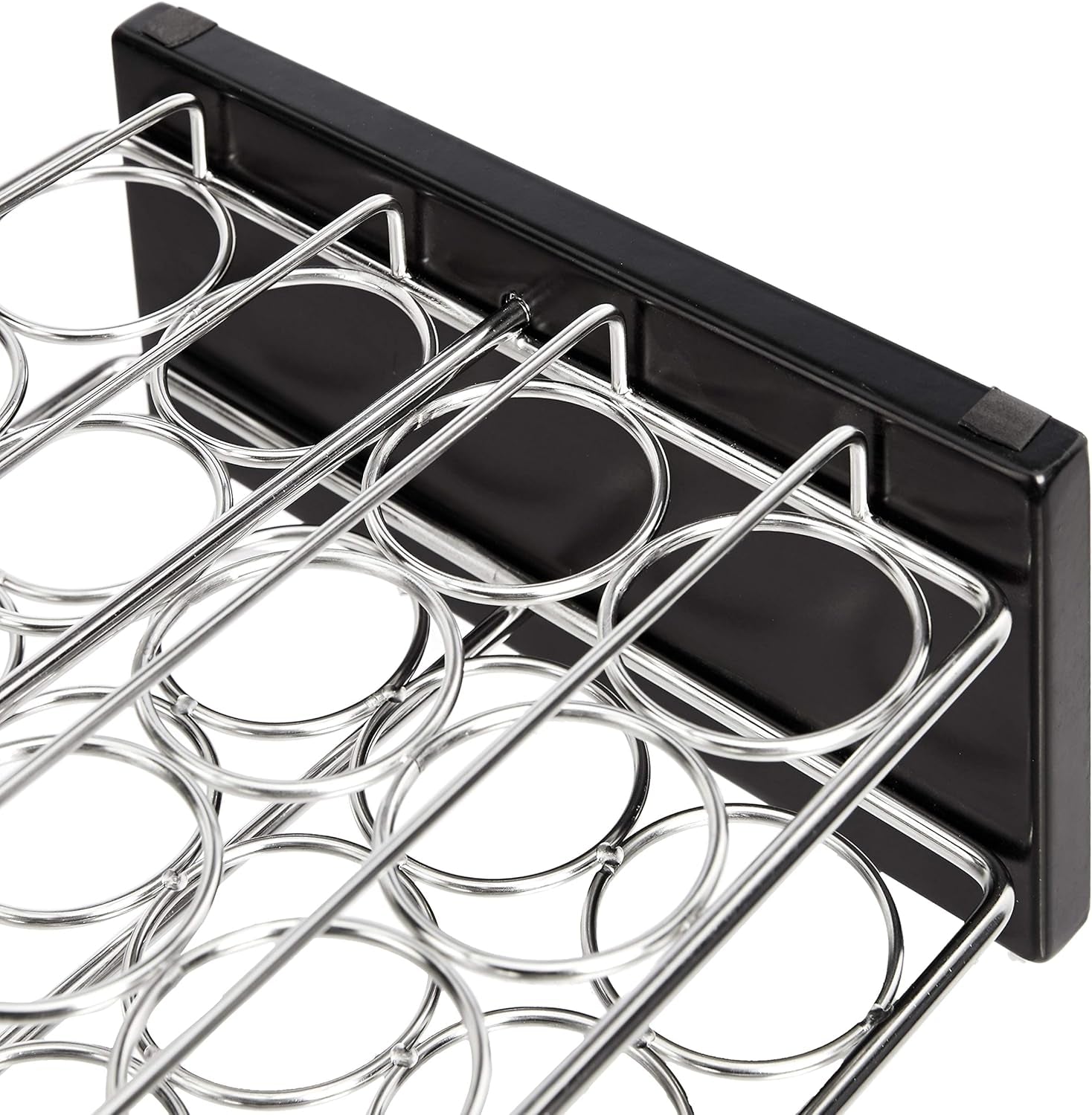 20 Jars Spice Organizer Rack, Silver