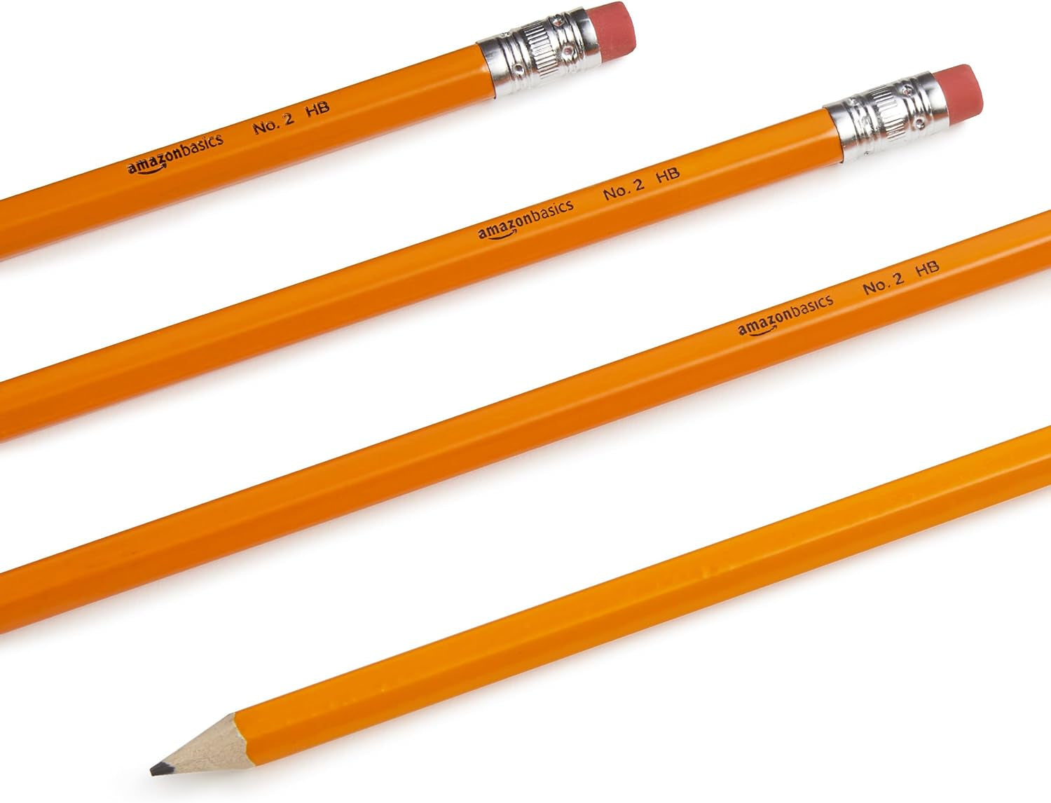 Wood-Cased #2 Pencils, Pre-Sharpened, HB Lead Bulk Box, 150 Count, Yellow