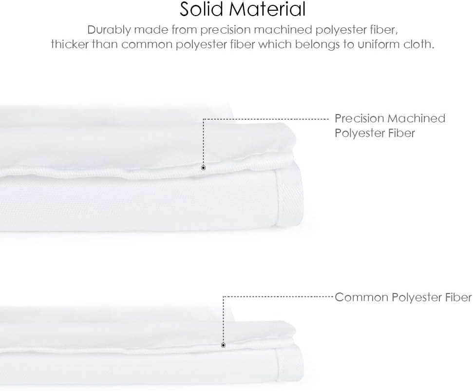 2 Pack Adjustable Bib Apron Thicker Version Waterdrop Resistant with 2 Pockets Cooking Kitchen Aprons for Women Men Chef, White