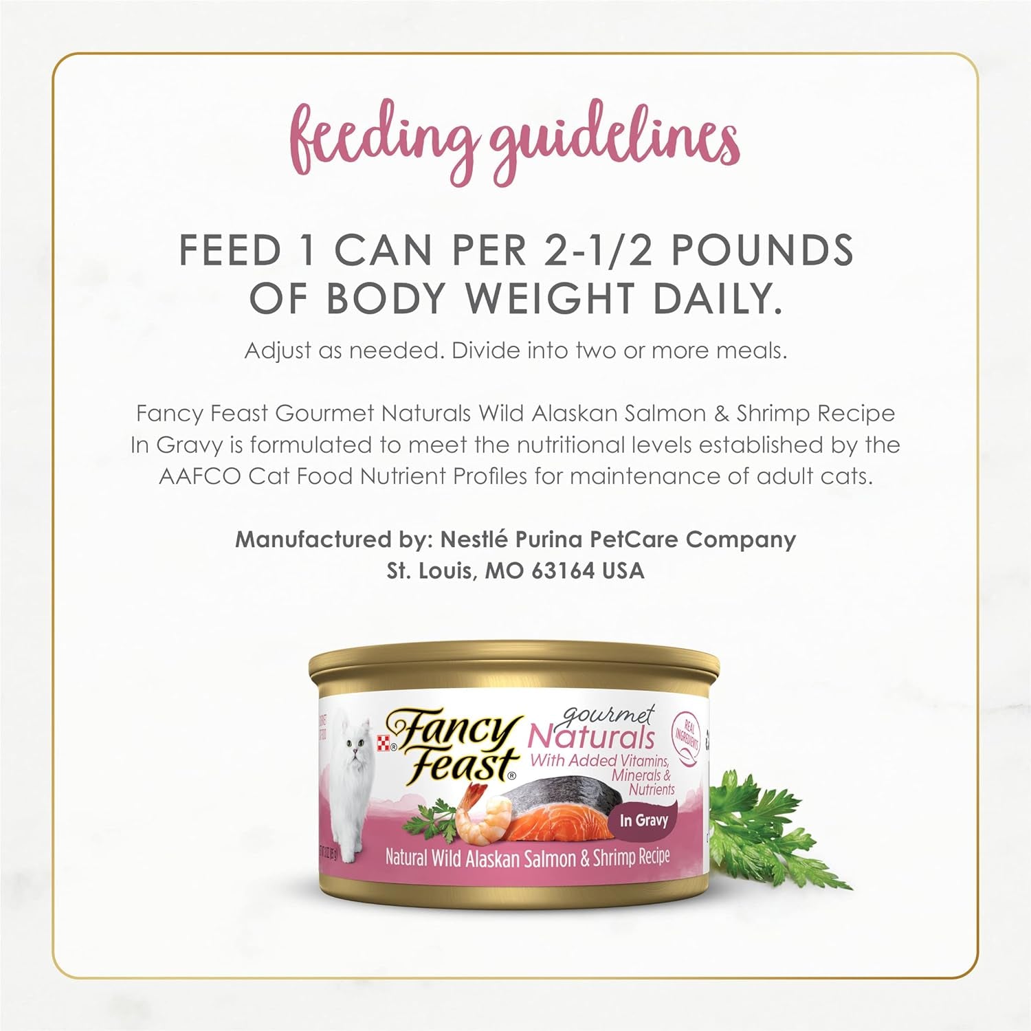 Wet Cat Food Gourmet Naturals Wild Alaskan Salmon and Shrimp Recipe in Wet Cat Food Gravy - (12) 3 Oz. Cans