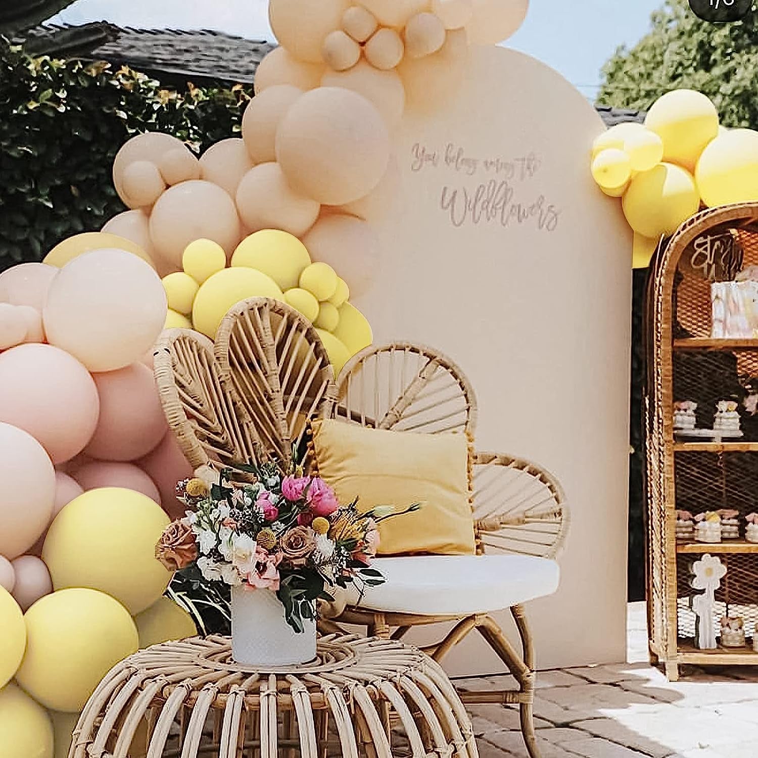 129Pcs Pastel Yellow Balloons Different Sizes 18 12 10 5 Inches Light Yellow Balloons for Happy Birthday Wedding Anniversary Baby Shower Garland Arch Party Decoration
