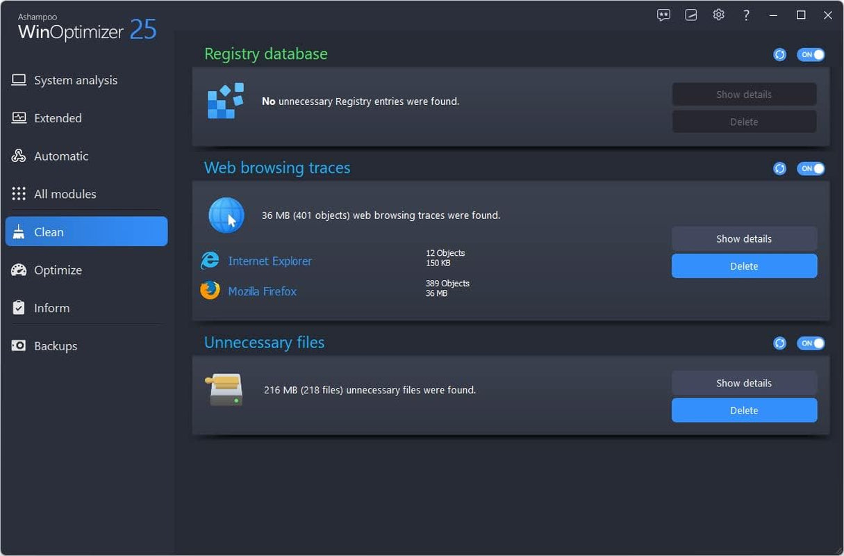 Winoptimizer 25 – Increase the Performance, Stability and Privacy of Your PC – License for 3 Computers – Compatible with Windows 11, 10, 8.1, 8, 7