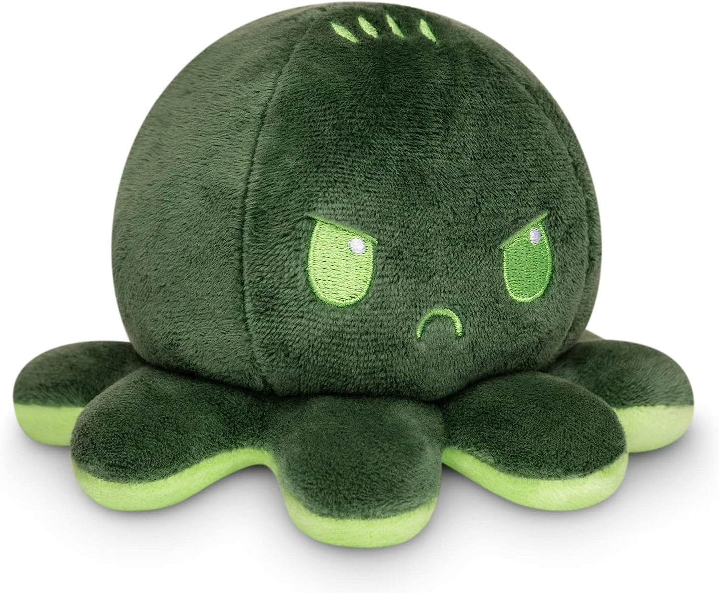 - the Original Reversible Octopus Plushie - Cactus + Succulent - Cute Sensory Fidget Stuffed Animals That Show Your Mood 4X4X3
