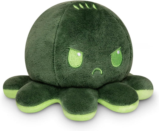 - the Original Reversible Octopus Plushie - Cactus + Succulent - Cute Sensory Fidget Stuffed Animals That Show Your Mood 4X4X3