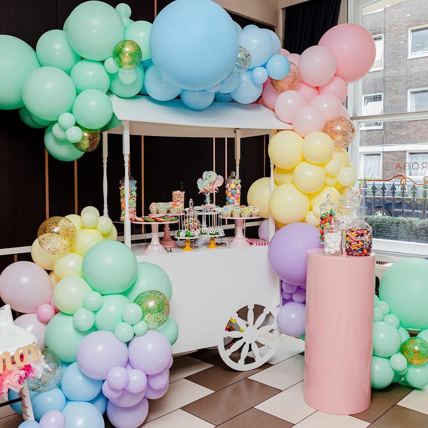 129Pcs Pastel Yellow Balloons Different Sizes 18 12 10 5 Inches Light Yellow Balloons for Happy Birthday Wedding Anniversary Baby Shower Garland Arch Party Decoration