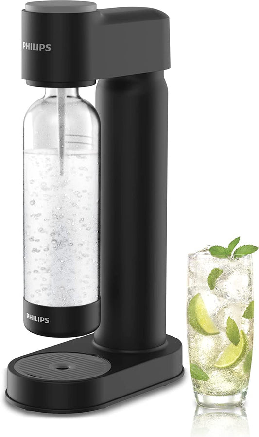 Sparkling Water Maker Soda Maker Soda Streaming Machine for Carbonating with 1L Carbonating Bottle, Seltzer Fizzy Water Maker, Compatible with Any Screw-In 60L CO2 Carbonator(Not Included)