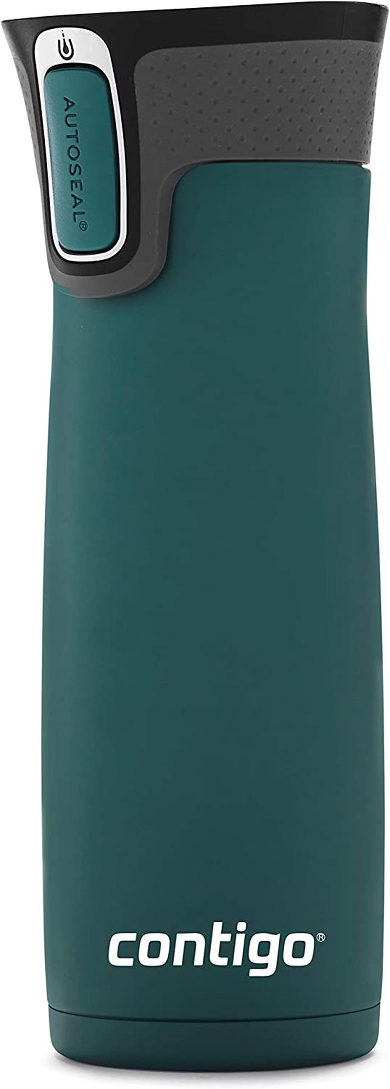 West Loop Stainless Steel Vacuum-Insulated Travel Mug with Spill-Proof Lid, Keeps Drinks Hot up to 5 Hours and Cold up to 12 Hours, 20Oz Chard