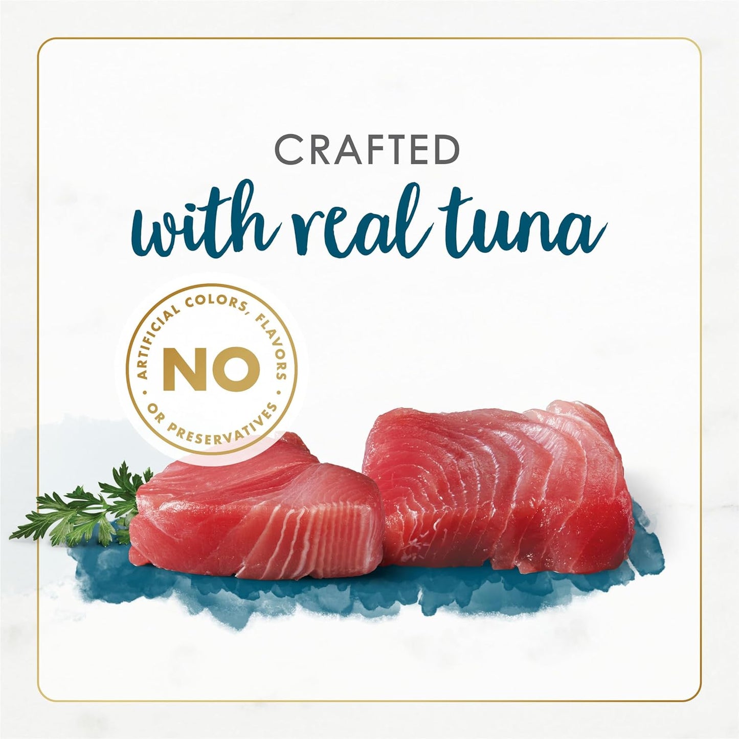 Wet Cat Food Gourmet Naturals Tuna Recipe in Wet Cat Food Gravy - (12) 3 Oz. Cans