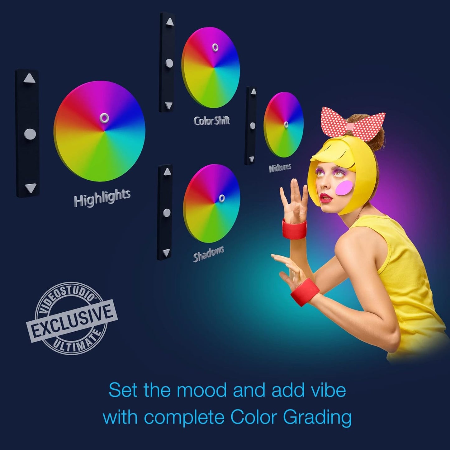 Videostudio Ultimate 2023 | Video Editing Software with Premium Effects Collection | Slideshow Maker, Screen Recorder, DVD Burner [PC Key Card]
