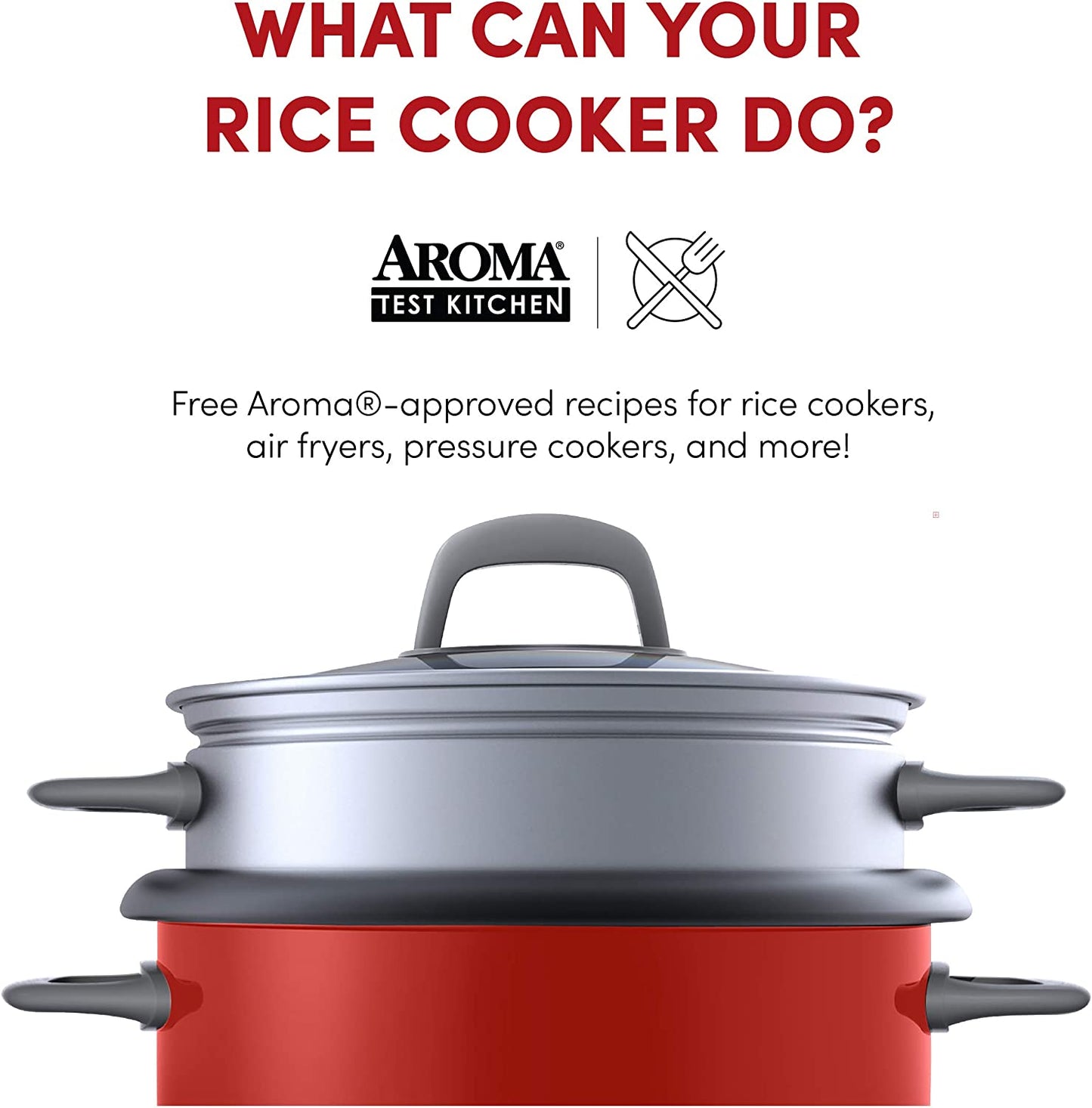 14-Cup (Cooked) (7-Cup UNCOOKED) Pot Style Rice Cooker and Food Steamer (ARC-747-1NGR) , Red
