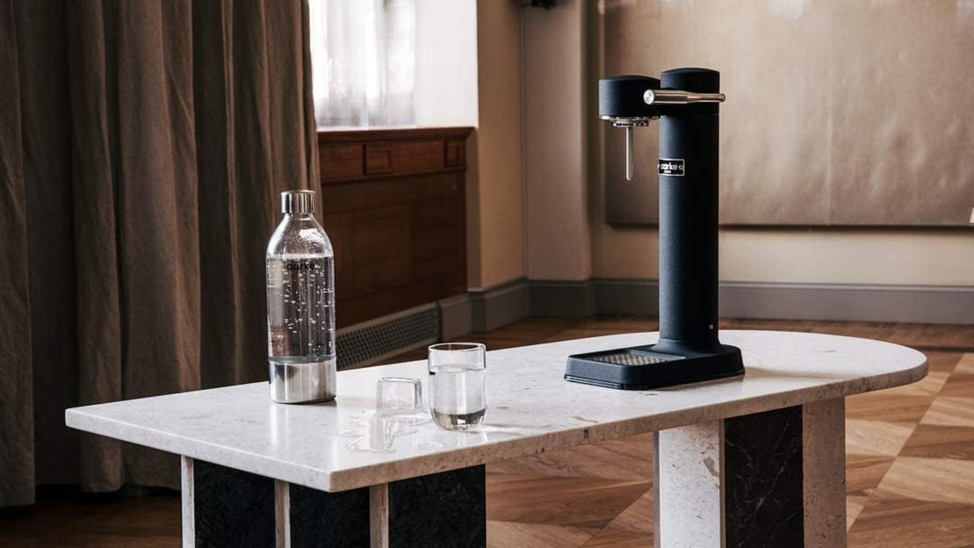 - Carbonator III Premium Carbonator - Sparkling & Seltzer Water Soda Maker with PET Bottle (Matte Black, with CO2 Cylinder)