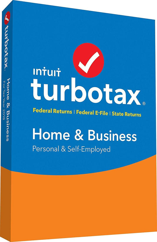Turbotax Home & Business 2018 Tax Preparation Software
