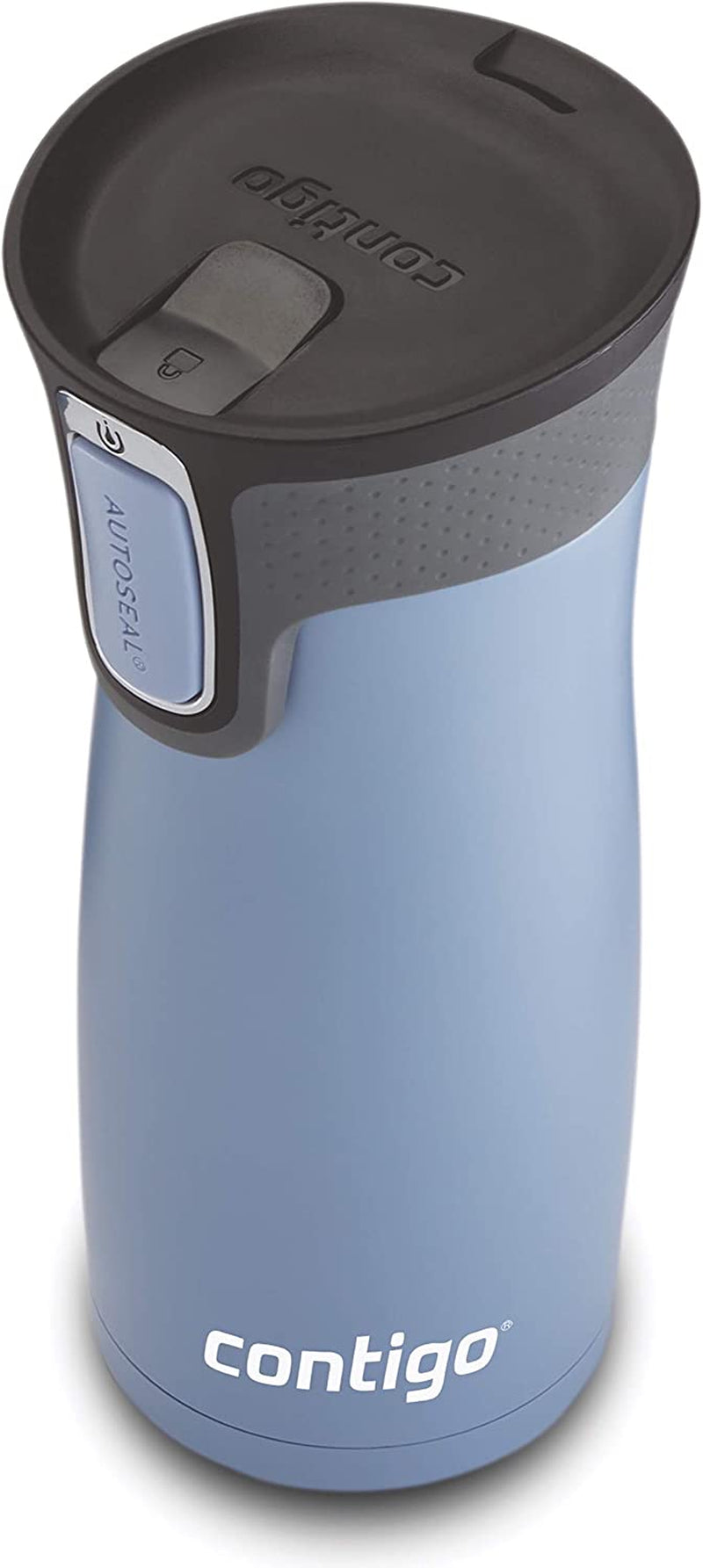 West Loop Stainless Steel Vacuum-Insulated Travel Mug with Spill-Proof Lid, Keeps Drinks Hot up to 5 Hours and Cold up to 12 Hours, 16Oz Earl Grey