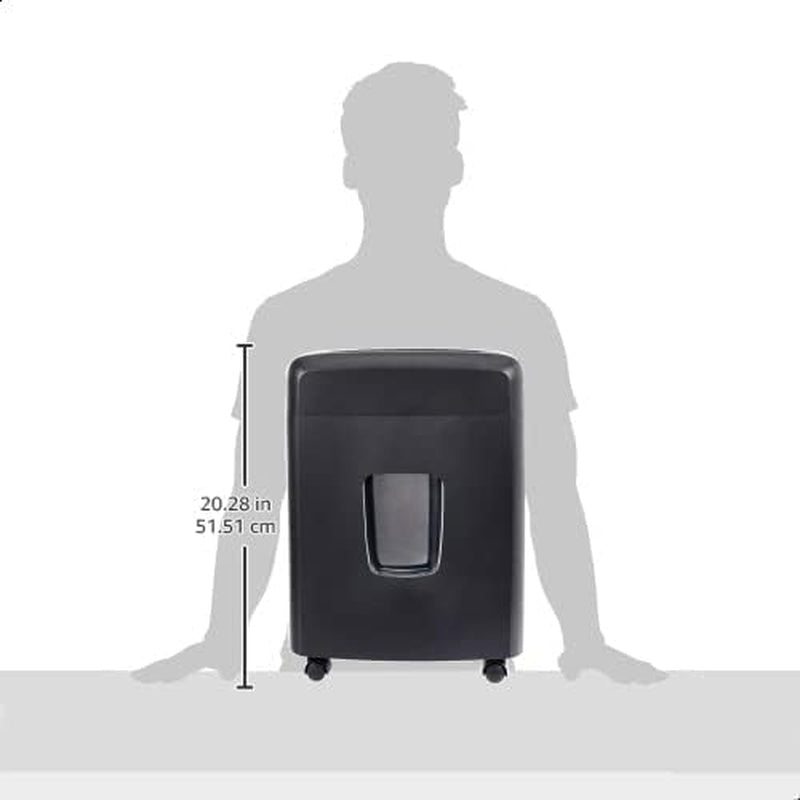 18 Sheet Cross Cut Paper, CD, and Credit Card Shredder, Black