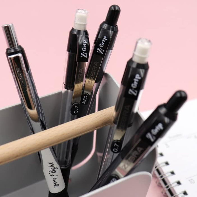 Z-Grip Retractable Ballpoint Pen, Medium Point, 1.0Mm, Black Ink, 36-Pack