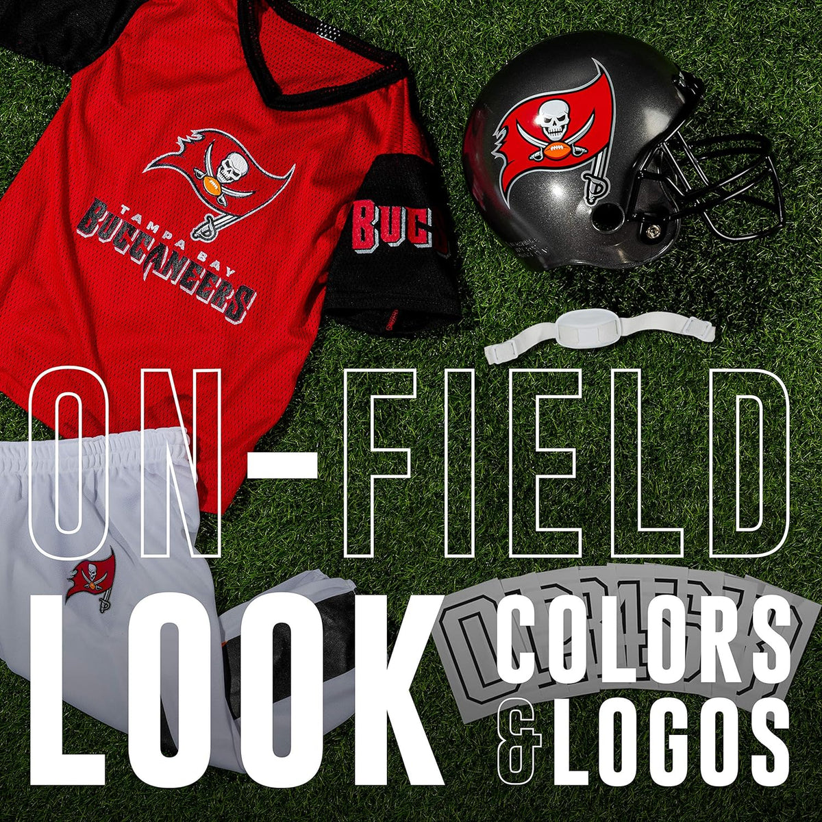NFL Youth Football Uniform Set for Boys & Girls - Includes Helmet, Jersey & Pants with Chinstrap + Numbers