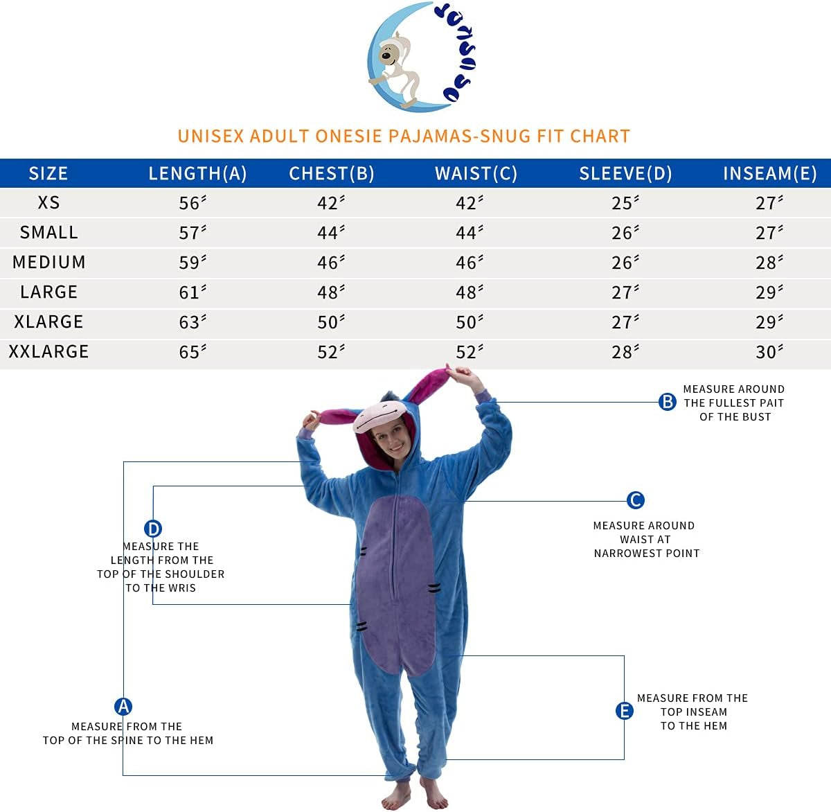 Snug Fit Unisex Adult Onesie Pajamas, Flannel Cosplay Animal One Piece Halloween Costume Sleepwear Homewear