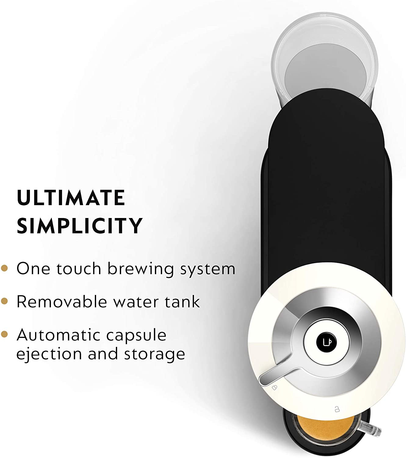 Vertuo Next Coffee and Espresso Machine by De'Longhi, White, Compact, One Touch to Brew, Single-Serve Coffee Maker and Espresso Machine