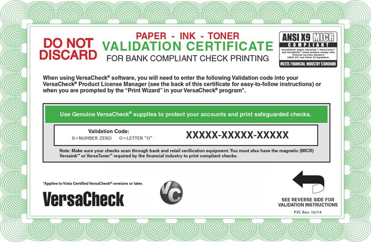 Annual 250 Print Validation Code [Online Code]
