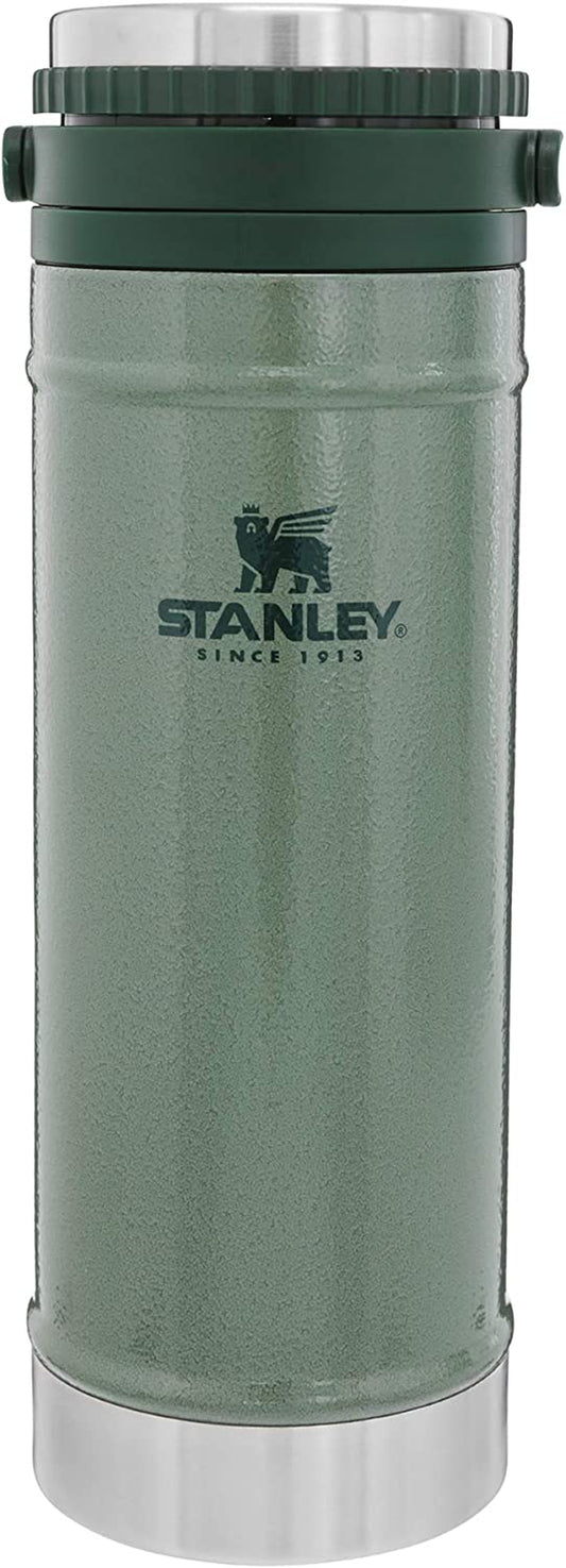 10-01855-013 the Travel Mug French Press Hammertone Green 16OZ / .47L