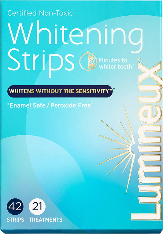 Teeth Whitening Strips 21 Treatments - Enamel Safe for Whiter Teeth - Whitening without the Sensitivity - Dentist Formulated and Certified Non-Toxic - Sensitivity Free