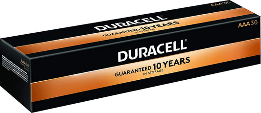 - Coppertop AAA Alkaline Batteries - Long Lasting, All-Purpose Triple a Battery for Household and Business - Pack of 36