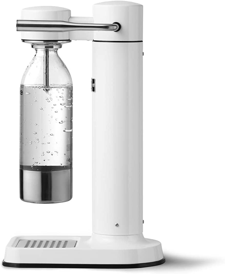- Carbonator III Premium Carbonator - Sparkling & Seltzer Water Soda Maker Soda Maker with PET Bottle (White, with CO2 Cylinder)