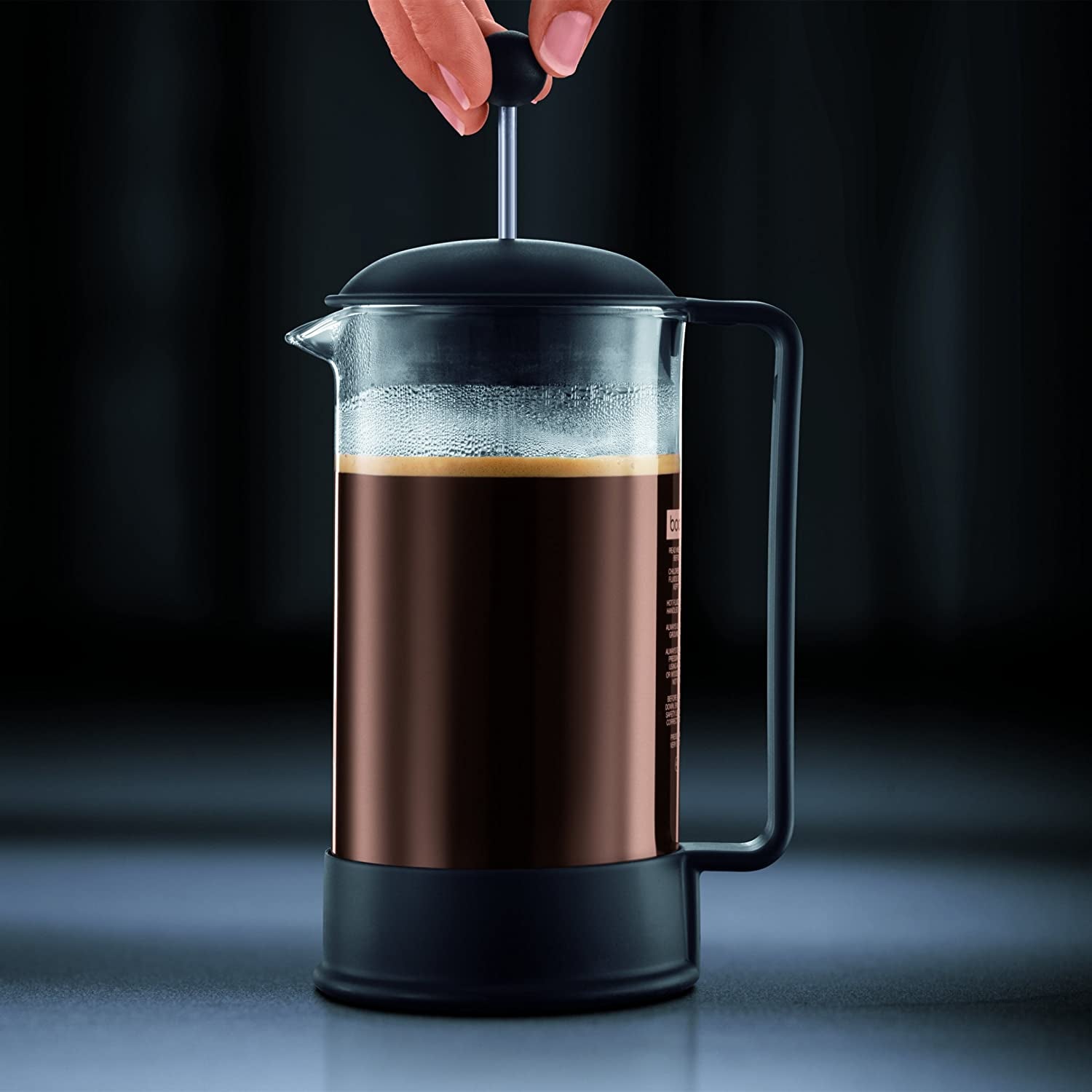 - 1548-01US  Brazil French Press Coffee and Tea Maker, 34 Ounce, Black