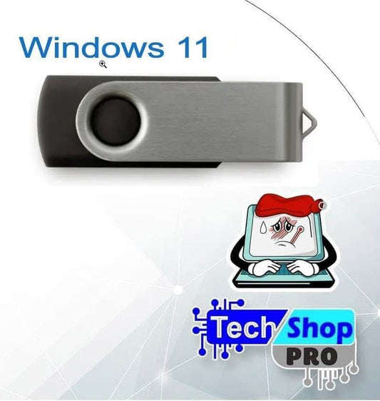 Reinstall USB for Windows 11 Pro Version 32/64 Bit. Recover, Restore, Repair Boot USB, and Install to Factory Default Fast and Easy Free Technical Support.