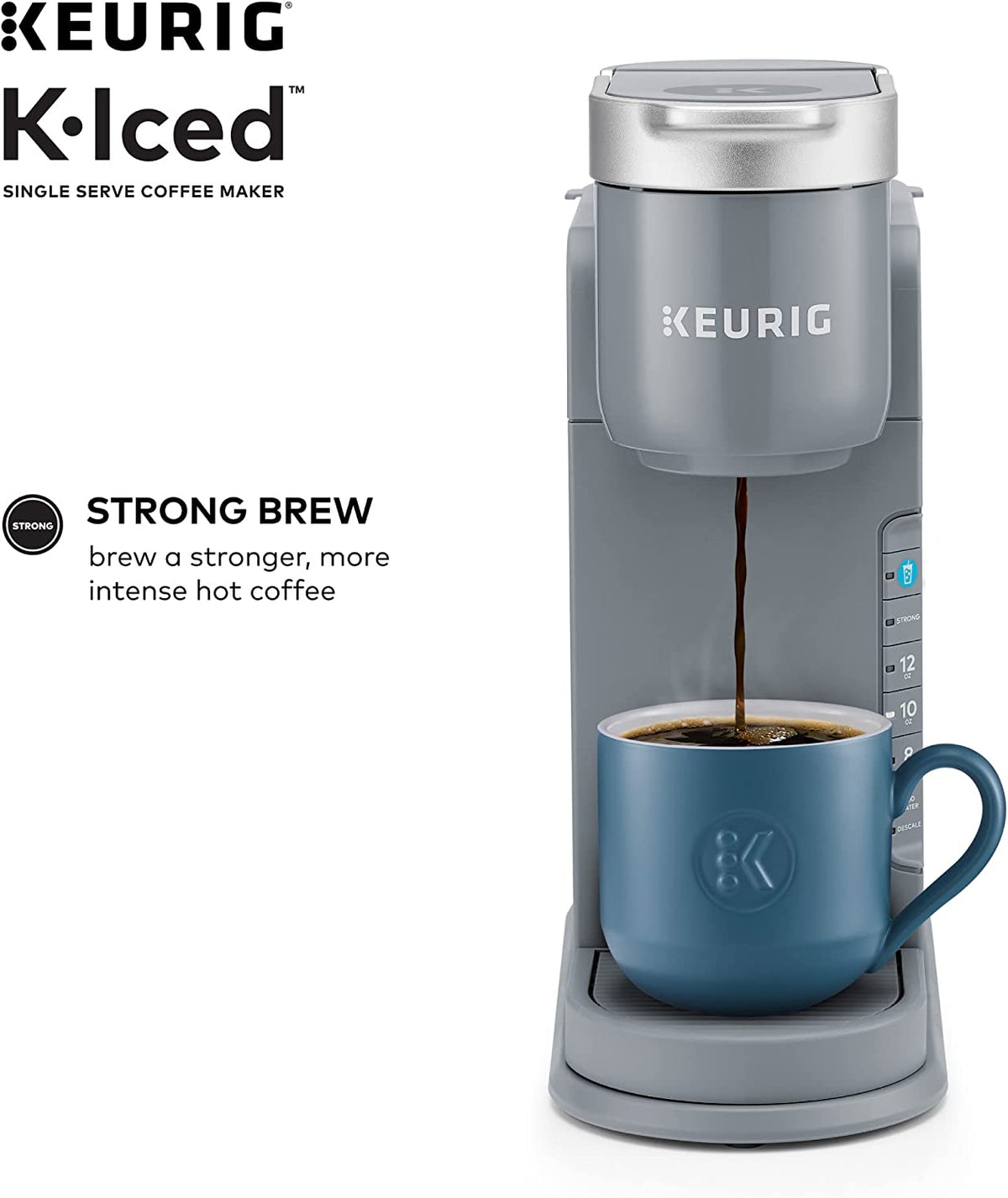 K-Iced Single Serve Coffee Maker, Gray