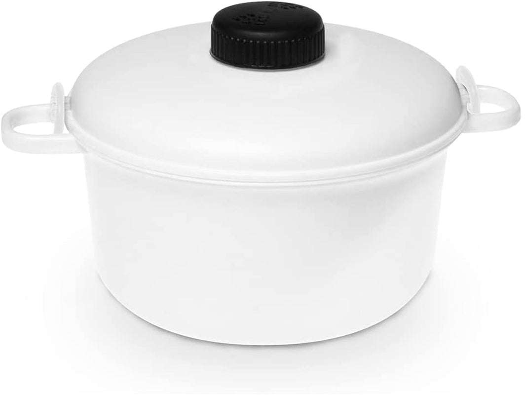 - 2.6 Qt. Microwave Pressure Cooker - Non-Stick Surface and Locking Lid - Cooks up to 12 Cups of Cooked Rice (6 Cups Uncooked)