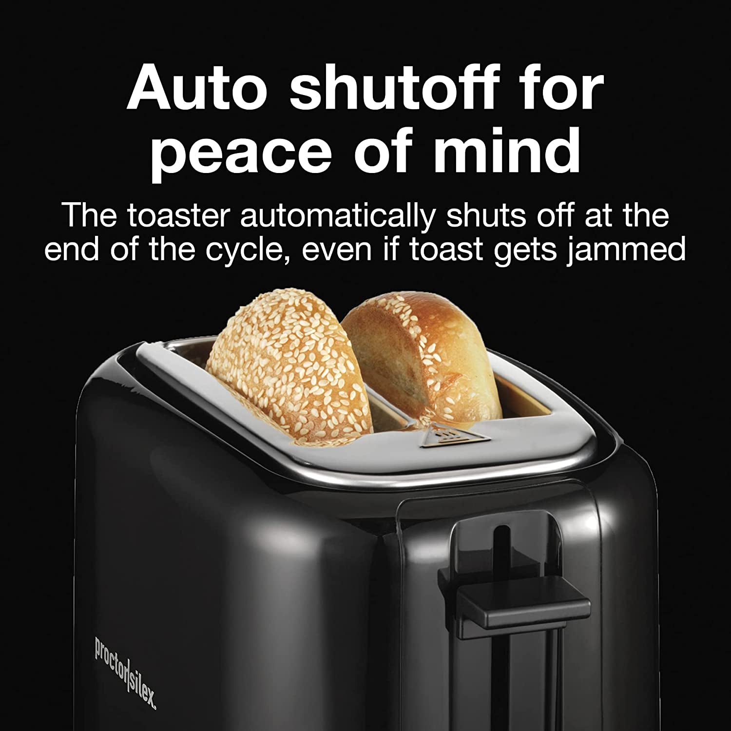 2-Slice Toaster with Extra Wide Slots for Bagels, Cool-Touch Walls, Shade Selector, Toast Boost, Auto Shut-Off and Cancel Button, Black (22305)