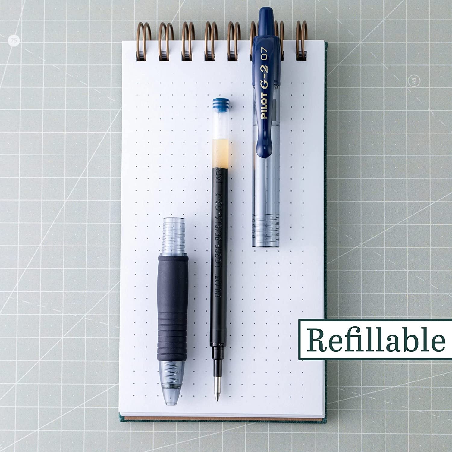 , G2 Premium Gel Roller Pens, Fine Point 0.7 Mm, Navy Blue, Pack of 12