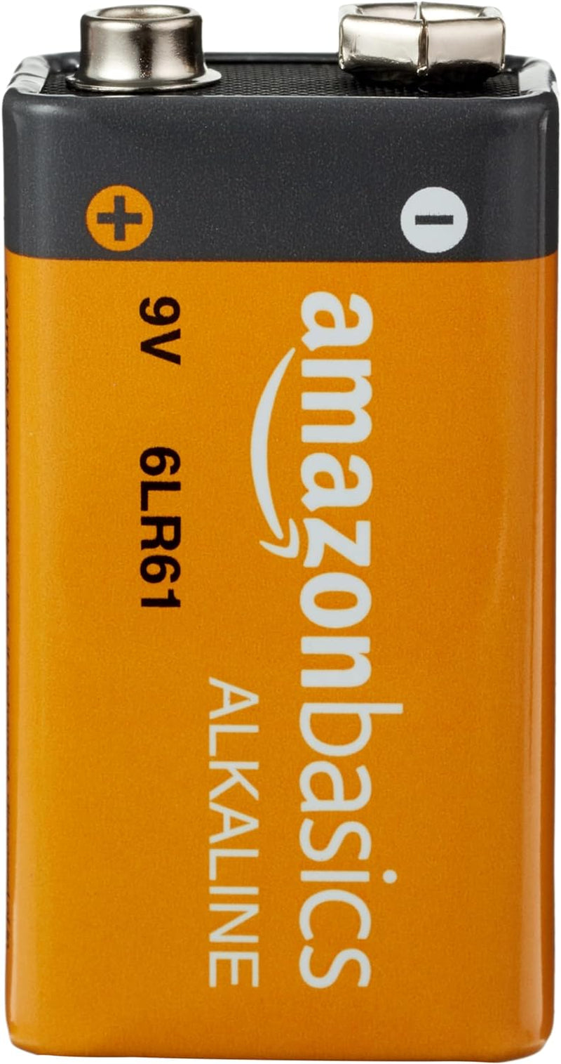 24-Pack 9 Volt Alkaline Performance All-Purpose Batteries, 5-Year Shelf Life, Packaging May Vary