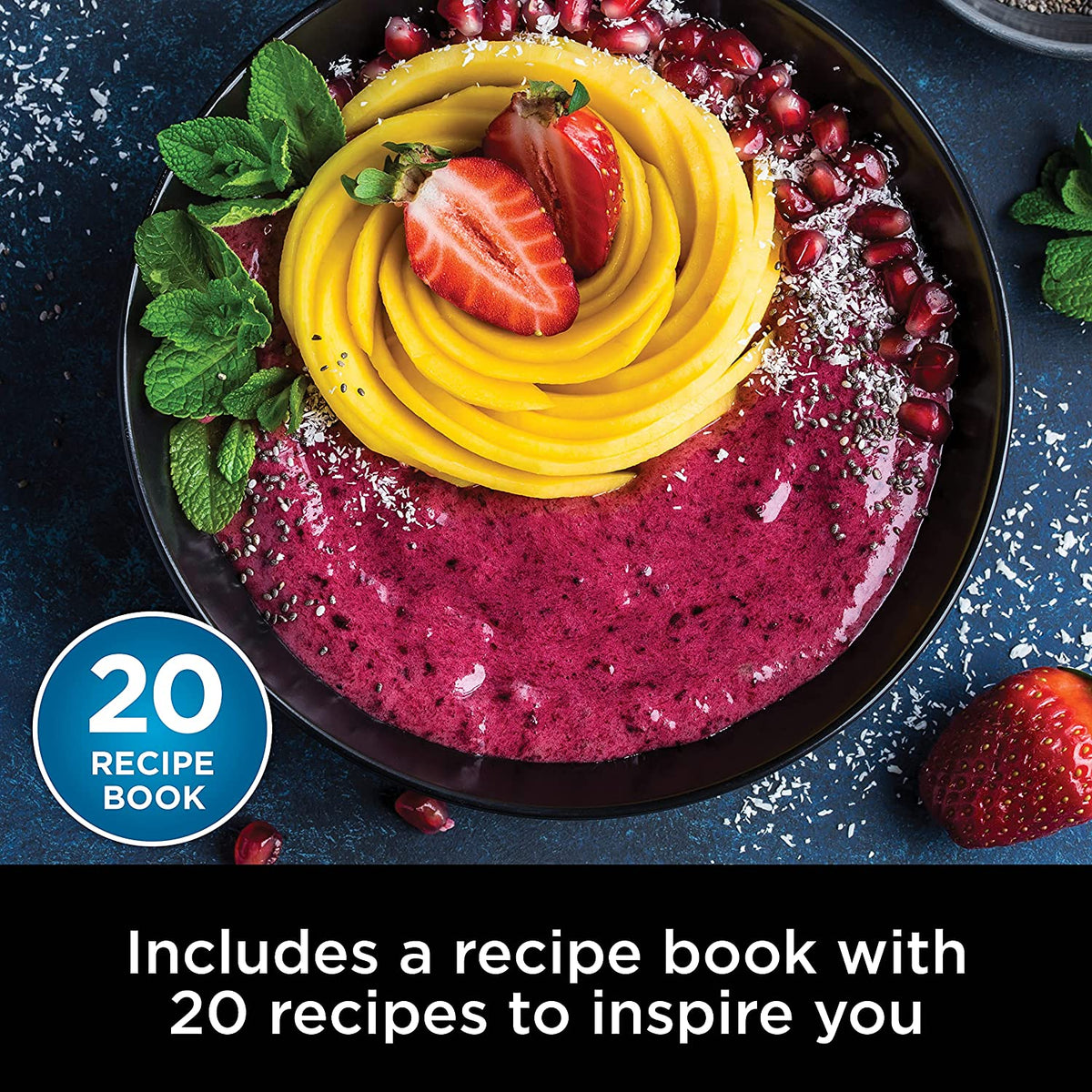 Ninja SS401 Foodi Power Blender Ultimate System with 72 Oz Blending & Food Processing Pitcher, XL Smoothie Bowl Maker and Nutrient Extractor* & 7 Functions, Silver