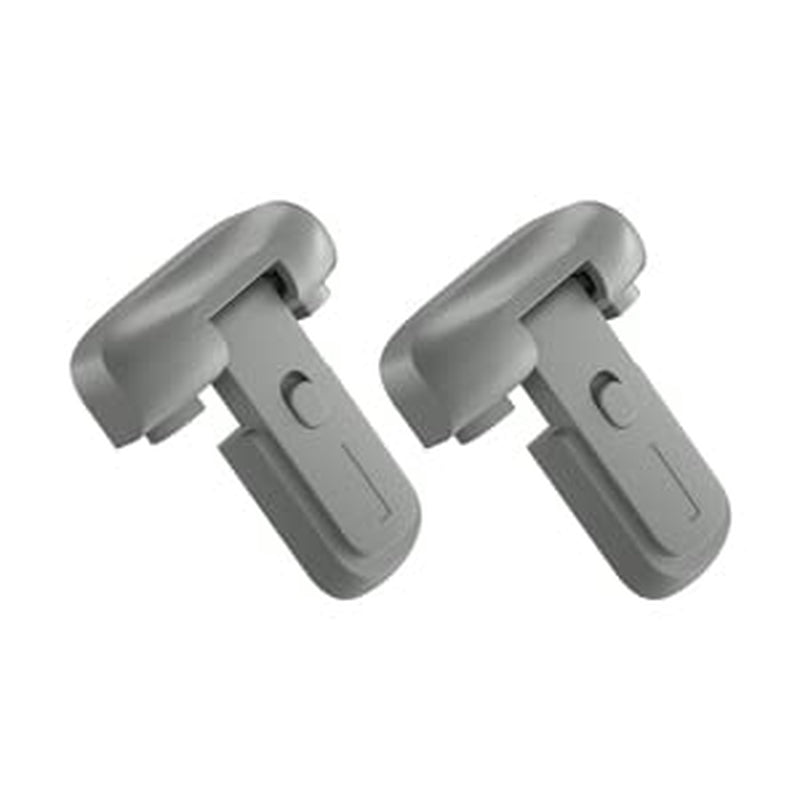 2 Pcs Baby Safety Fridge Lock, Child Proof Refrigerator Freezer Door Lock, Protect Refrigerators with Damaged Sealing Strips ( Grey )