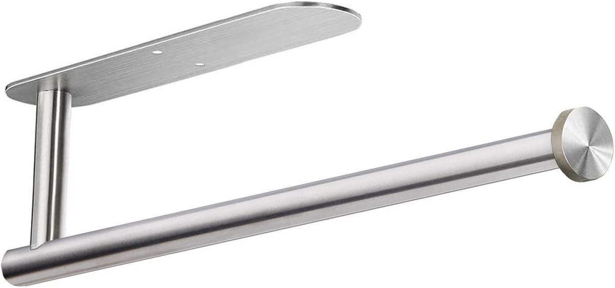 Paper Towel Holders for Kitchen,Paper Towels Bulk- Self-Adhesive under Cabinet,Both Available in Adhesive and Screws,Stainless Steel