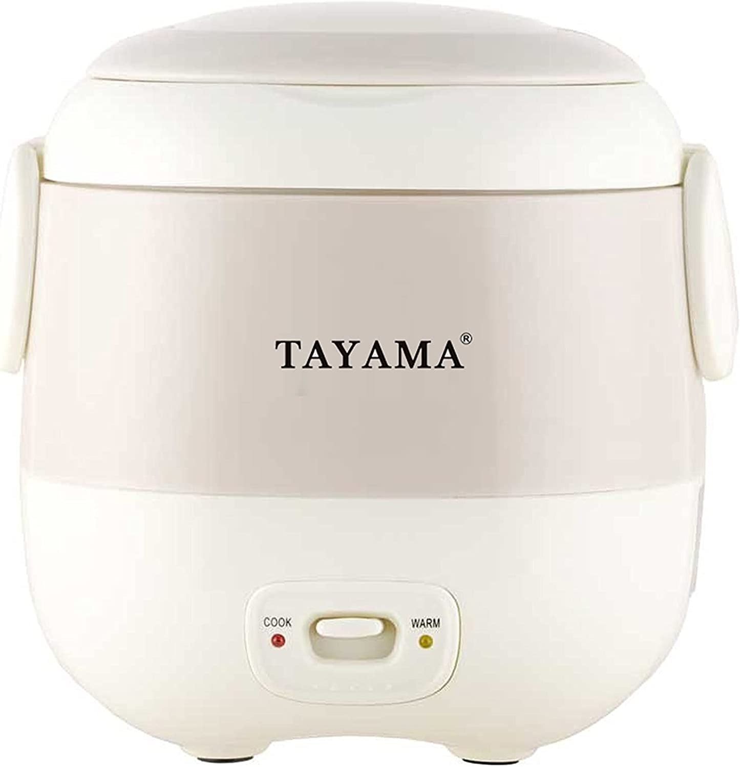 1.5 Cup Portable Mini Rice Cooker, White (TMRC-03R)