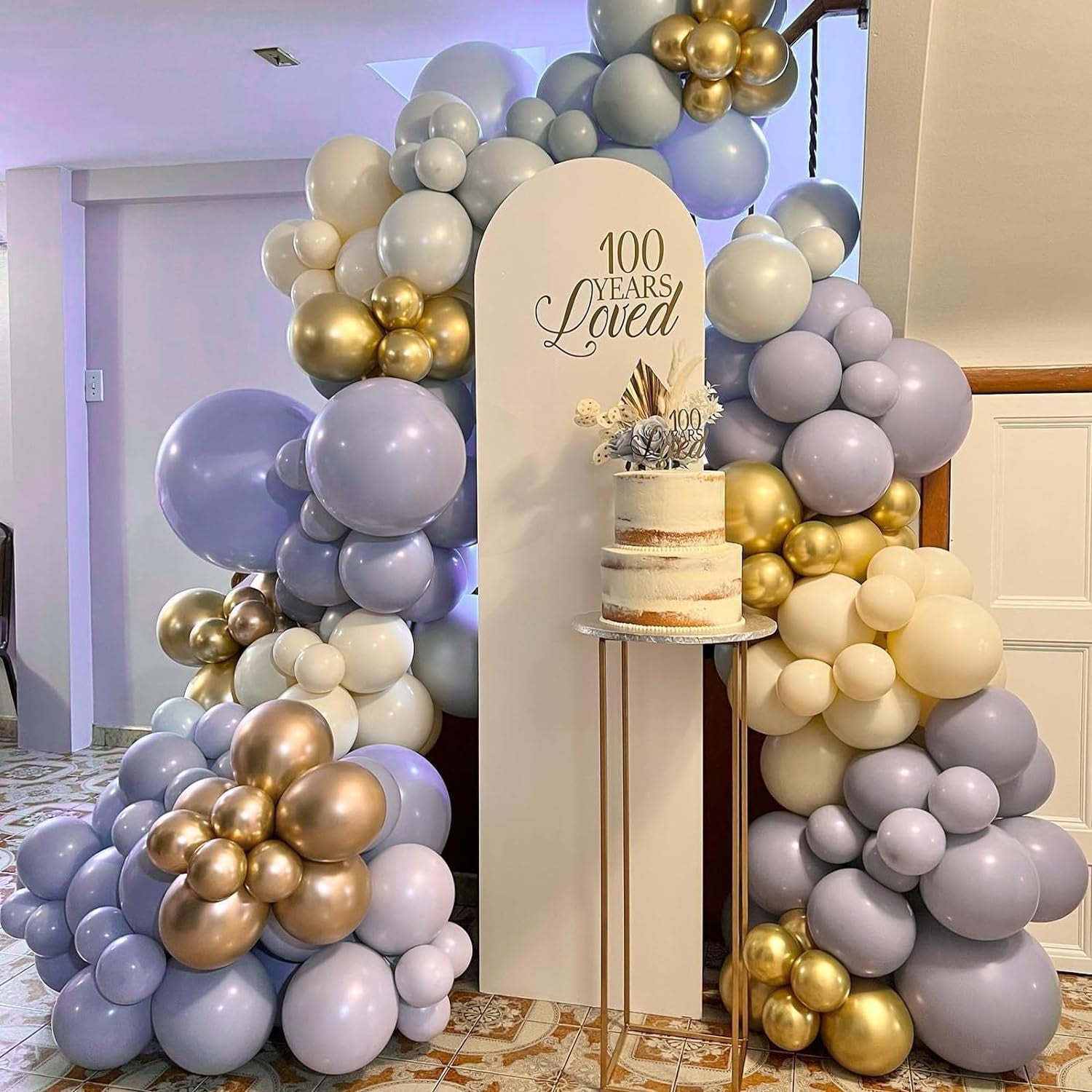 129Pcs Retro Blue Balloons Different Sizes 18 12 10 5 Inch Latex Dusty Blue Balloon Garland Arch for Party Decoration Gender Reveal Graduation Birthday Wedding Anniversary Baby Shower Party Supplies
