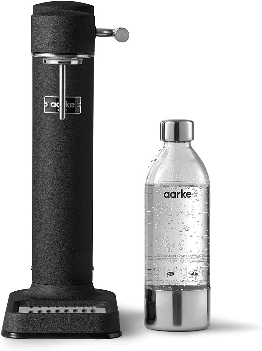 - Carbonator III Premium Carbonator - Sparkling & Seltzer Water Soda Maker with PET Bottle (Matte Black, with CO2 Cylinder)